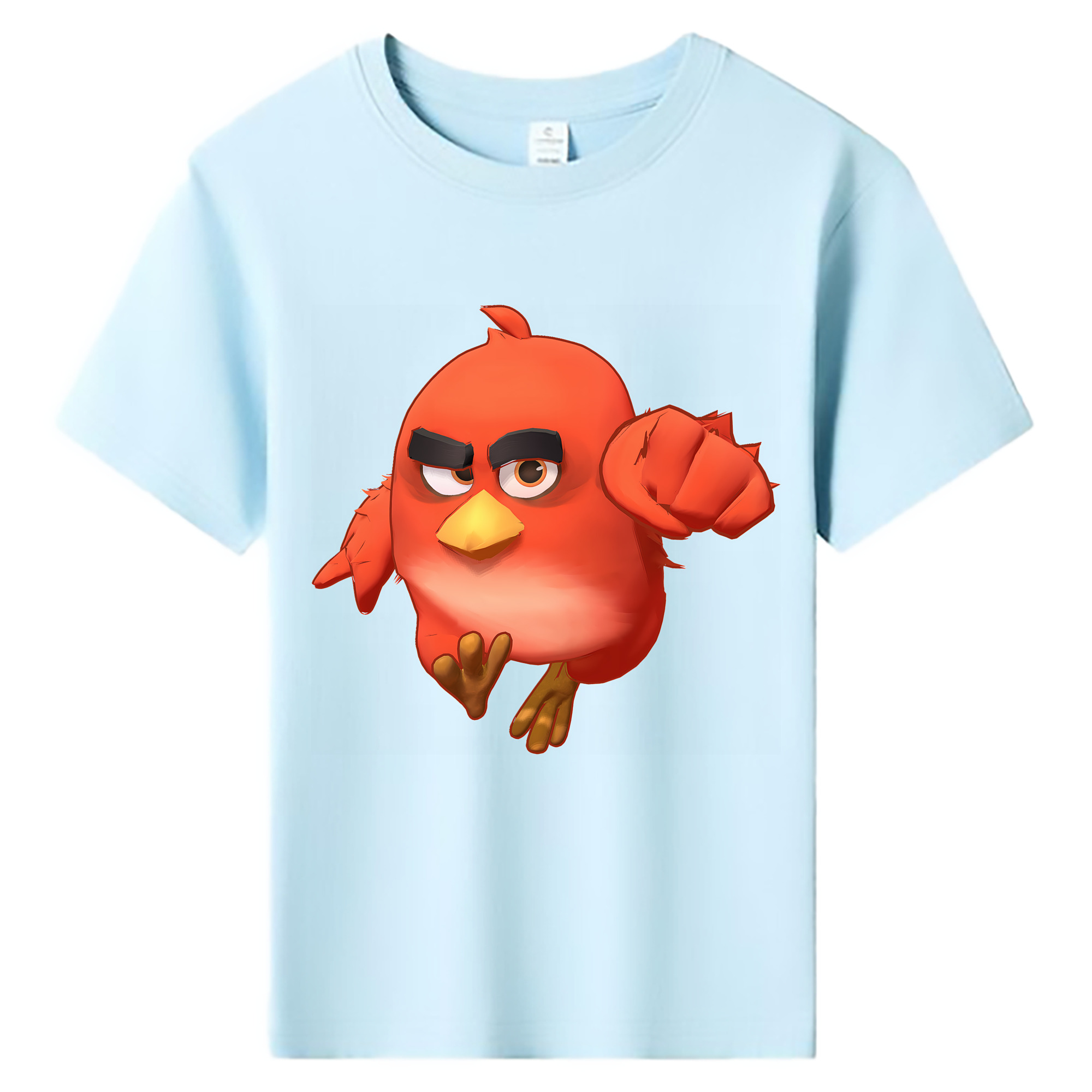 （画像用） Angry Birds アングリーバード 綿100％キッズTシャツ（フロントプリント）